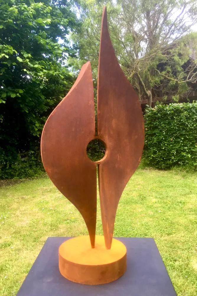« Plume d’oie » – Acier Corten